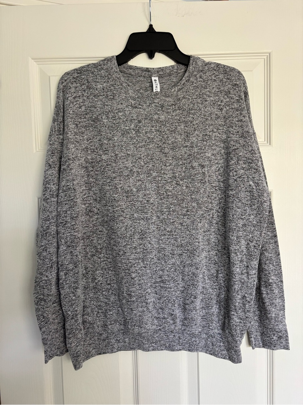 Athleta Crewneck Sweater in Gray Heather